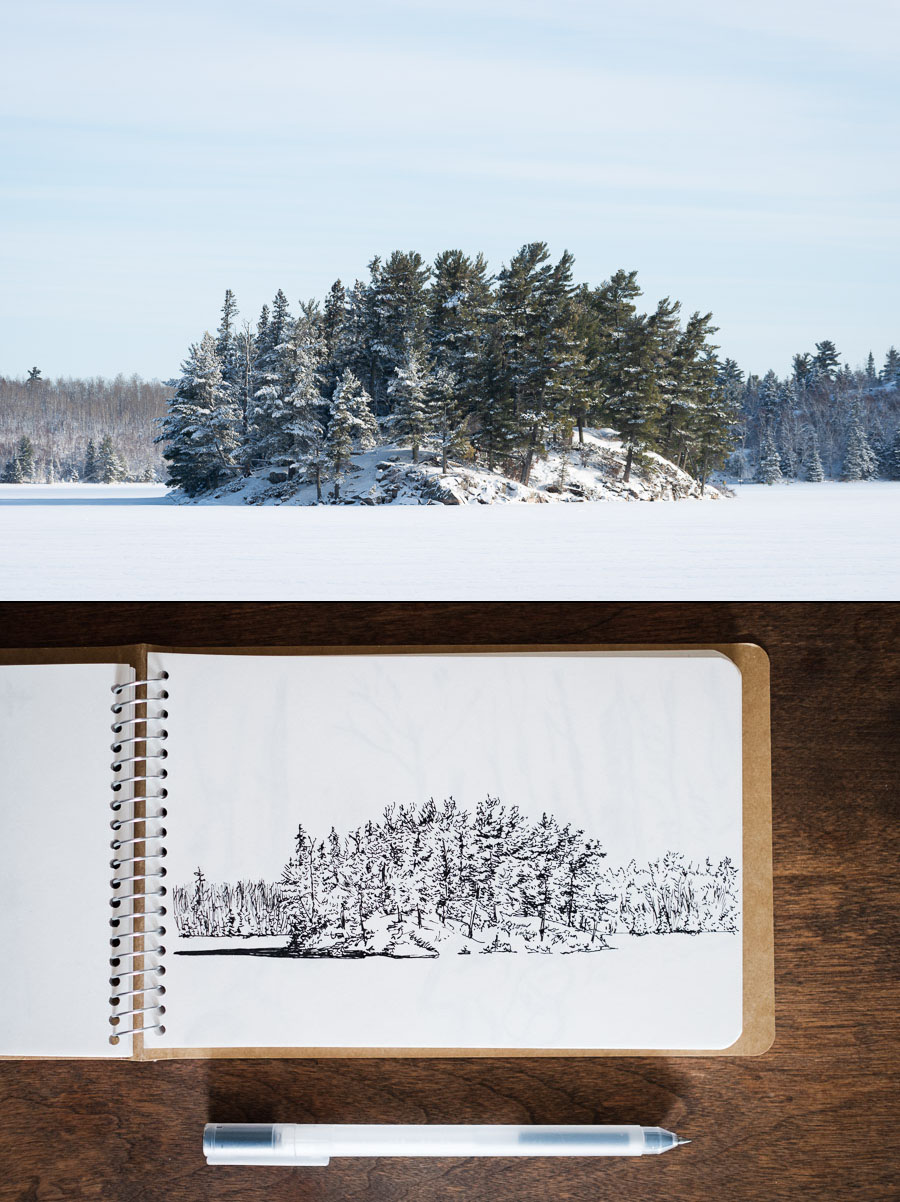 Here’s a visual riddle for you: can you tell which direction is north? Hint: the spring time sun is strong!