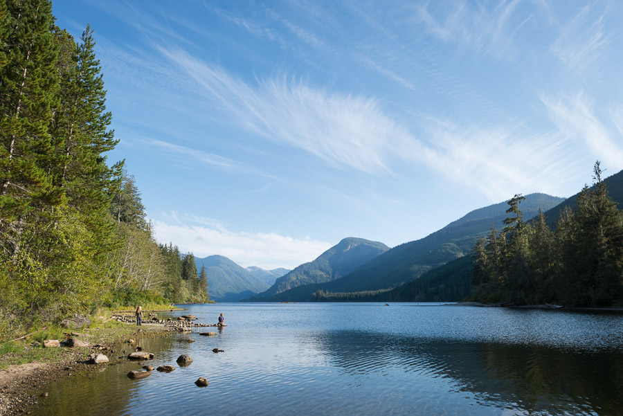 At sunrise, my suspicions were confirmed that I had indeed found beautiful Woss Lake.